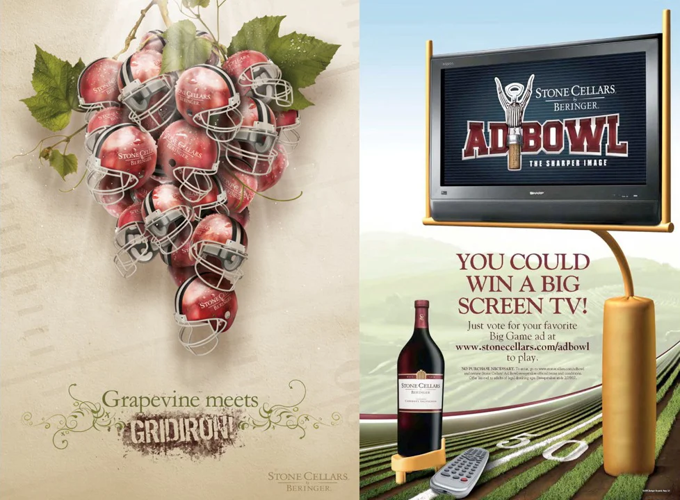 Stone Cellars Ad Bowl