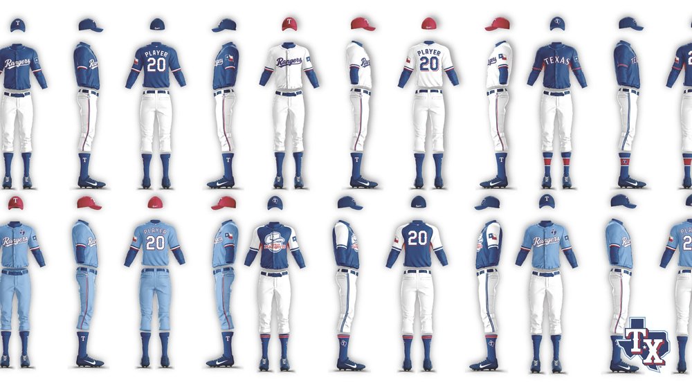 Texas Rangers — Typography