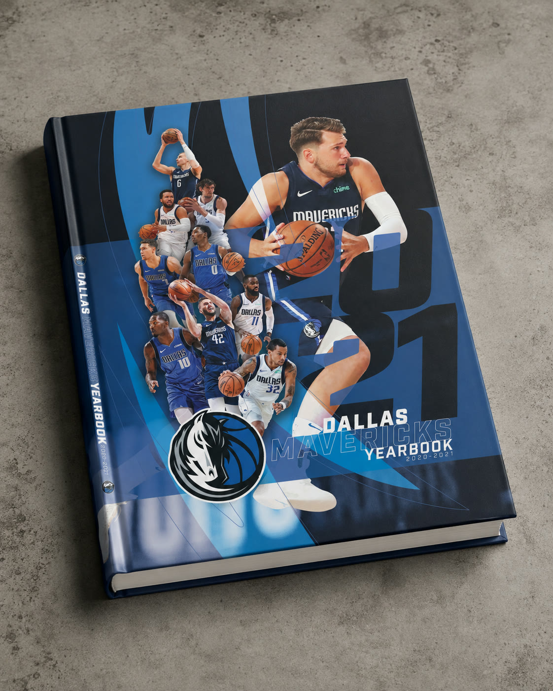 Dallas Mavericks Yearbook cover